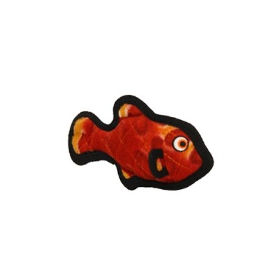Супер прочная игрушка для собак "Обитатели океана" Рыбка, малая, красный, прочность 7/10 Tuffy Ocean Creature Jr Fish Red 68 г