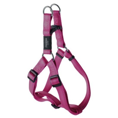 Шлейка разъемная для собак, розовая Rogz Step in Harness XL