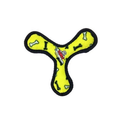 Супер прочная игрушка для собак Бумеранг малый, желтый, прочность 8/10 Tuffy Jr Bowmerang Yellow Bone 68 г