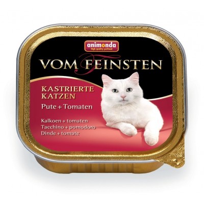 Консервы для кастрированных кошек с индейкой и томатами Animonda Vom Feinsten for castrated cats 100 г