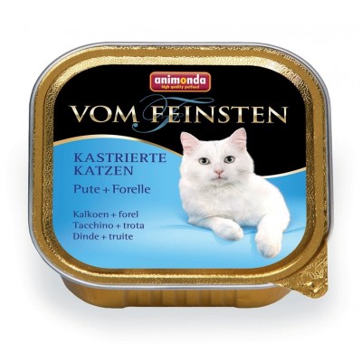 Консервы для кастрированных кошек с индейкой и форелью Animonda Vom Feinsten Castrated cat 100 г