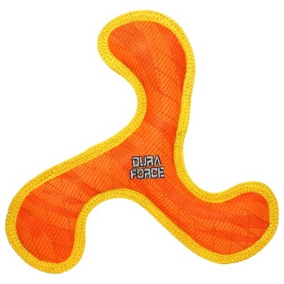 Супер прочная игрушка для собак Бумеранг, оранжевый с желтым, прочность 9/10 Tuffy Boomerang Tiger Orange/Yllw 181 г