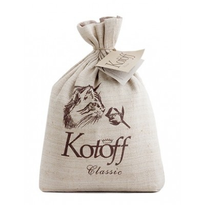 ECO-концепция Комкующийся наполнитель "Классический" (холщовый мешок) Kotoff Premium Классический 5 кг