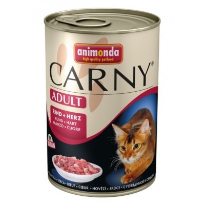 Консервы для кошек с говядиной и сердцем Animonda Carny Adult 400 г