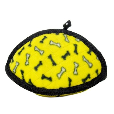 Супер прочная игрушка для собак Торпеда, желтый, прочность 8/10 Tuffy Ultimate Odd Ball Yellow Bone 249 г