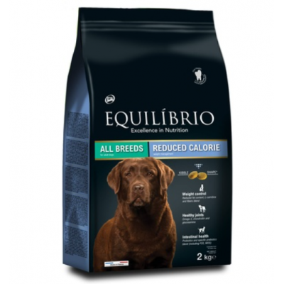 Cухой корм для взрослых собак с мясом птицы, контроль веса Equilibrio Reduced Calorie All Breed 12 кг