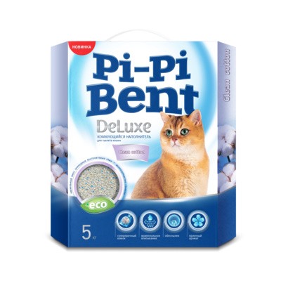 Комкующийся наполнитель для котят Pi-Pi-Bent Kitten 5 кг