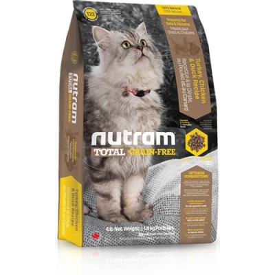 Беззерновой корм для кошек из индейки с курицей Nutram Cat T22 Chicken & Turkey 5,4 кг