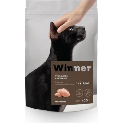 Сухой корм для кошек с МКБ с курицей Winner Adult Cat Urolithiasis 2 кг