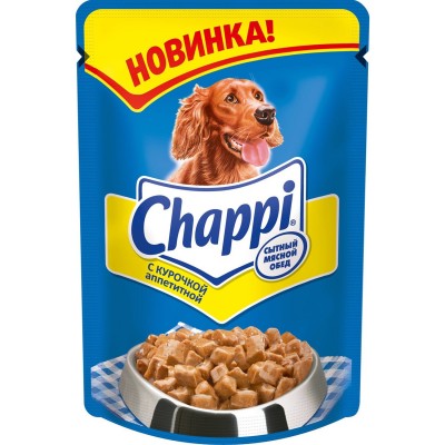 Паучи для собак Chappi С аппетитной курочкой 100 г