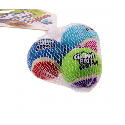 Игрушка для маленьких собак GiGwi Три мяча с пищалкой 5 см