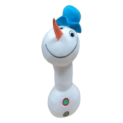 Игрушка для собак GiGwi Кристмас Снеговик с пищалкой 21 см