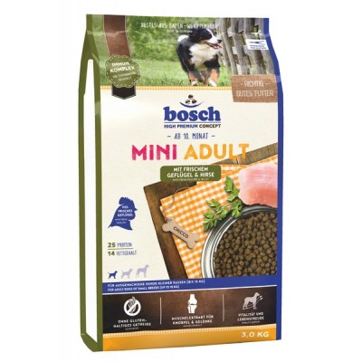 Корм сухой с птицей и просо для собак Bosch Mini Adult 1 кг