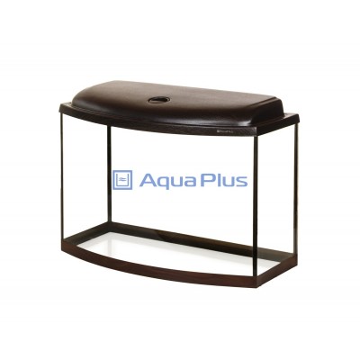  AquaPlus Аквариум STD Ф70 фигурный (венге) со светильником 1х15 Вт 62 л