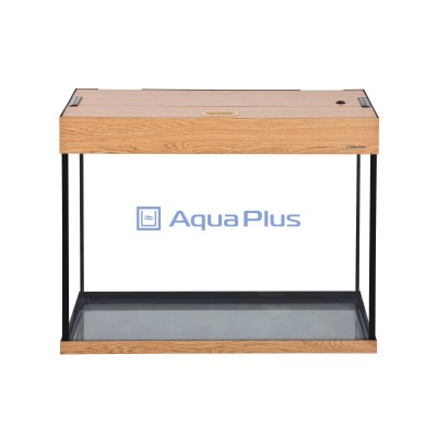  AquaPlus Аквариум LUX П100 (дуб) со светильником 2х18 Вт 96 л