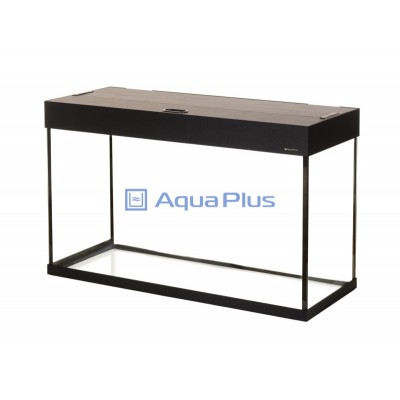  AquaPlus Аквариум LUX П150 (черный) со светильником 2х25 Вт черный