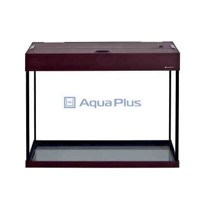  AquaPlus Аквариум LUX П100 (махагон) со светильником 2х18 Вт 96 л