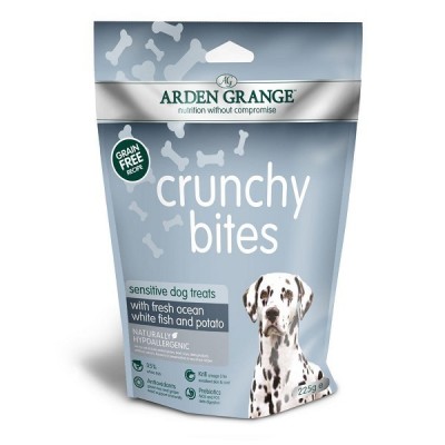 Лакомство для собак с деликатным желудком или чувствительной кожей Arden Grange Crunchy Bites Sensitive 225 г
