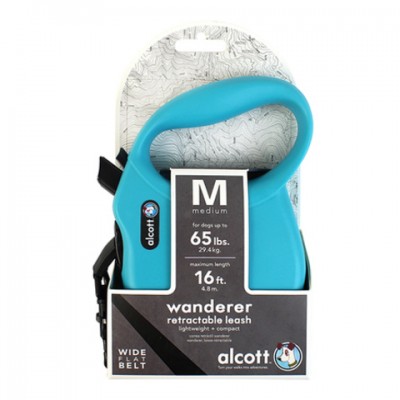 Рулетка, голубой Alcott Wanderer M, 5 м, 30 кг