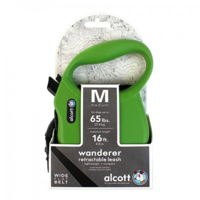 Рулетка, зеленый Alcott Wanderer M, 5 м, 30 кг