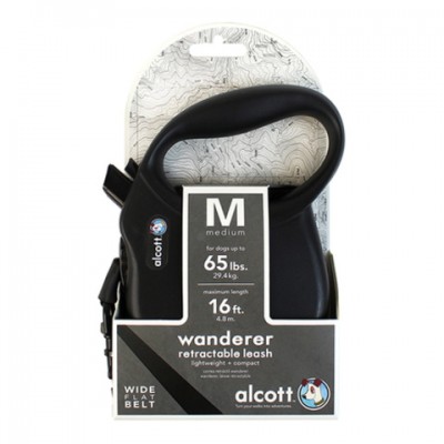 Рулетка, черный Alcott Wanderer M, 5 м, 30 кг