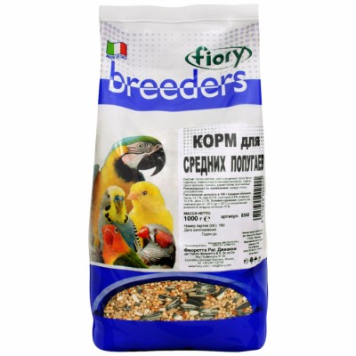 Fiory Breeders Fiory Корм для средних попугае, 1 кг 1 кг