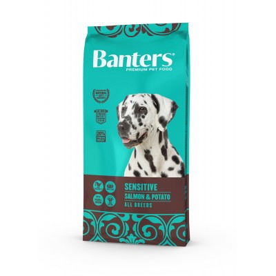 Корм для взрослых собак всех пород с чувствительным пищеварением Banters Sensitive 15 кг