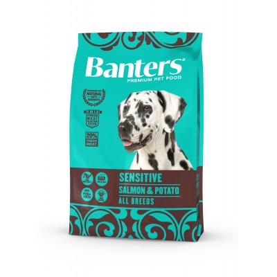Корм для взрослых собак всех пород с чувствительным пищеварением Banters Sensitive 3 кг