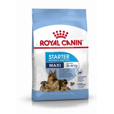 Корм для щенков крупных пород 3нед-2 мес, беременных и кормящих сук Royal Canin Maxi Starter 4 кг