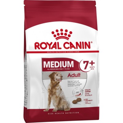 Корм для пожилых собак средних размеров (11-25 кг) 7-10 лет Royal Canin Medium Adult 7-10 15 кг