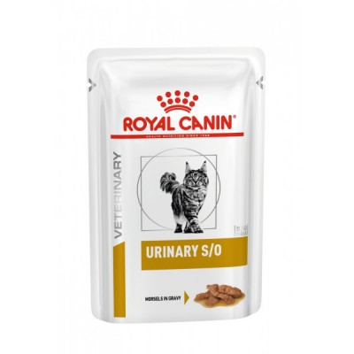 Паучи кусочки в соусе для кошек при профилактике МКБ Royal Canin Urinary S/O feline in sause 85 г