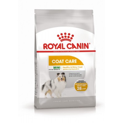 Корм для собак с тусклой и сухой шерстью Royal Canin Mini Coat Care 3 кг