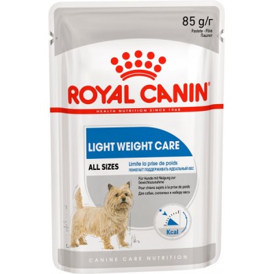 Паштет для собак предрасположенных к набору избыточного веса Royal Canin Light Weight Care 85 г