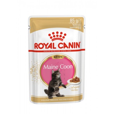Паучи Кусочки в соусе для котят Мейн-Кун 4-15 мес Royal Canin Kitten Main Coon 85 г