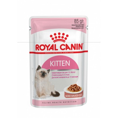 Кусочки в соусе для котят 4-12 мес Royal Canin Kitten 85 г