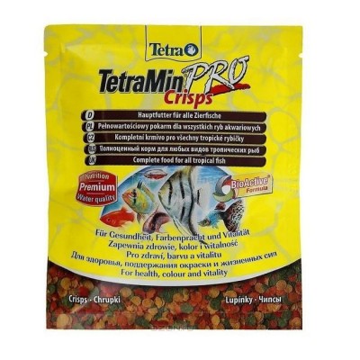 Корм-чипсы для всех видов рыб, sachet Tetra Min Pro Crisps 12 г
