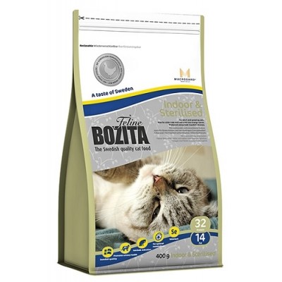 Сухой корм для домашних и стерилизованных кошек с курицей Bozita Indoor & Sterilised 2 кг
