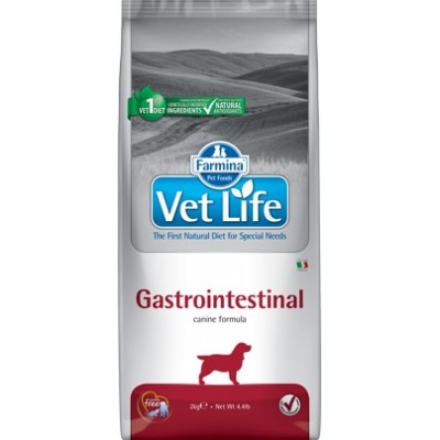 Сухой корм для собак при заболеваниях ЖКТ Farmina Vet Life Gastrointestinal 2 кг
