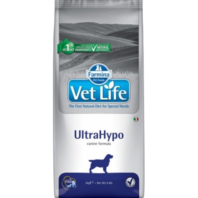 Сухой корм для собак при пищевых аллергиях Farmina Vet Life UltraHypo 2 кг