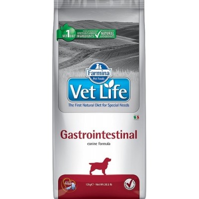 Сухой корм для собак при заболеваниях ЖКТ Farmina Vet Life Gastrointestinal 12 кг