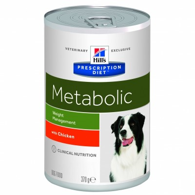 Диета консервы для собак для коррекции веса с курицей Hills Prescription Diet Metabolic Weight Management 370 г