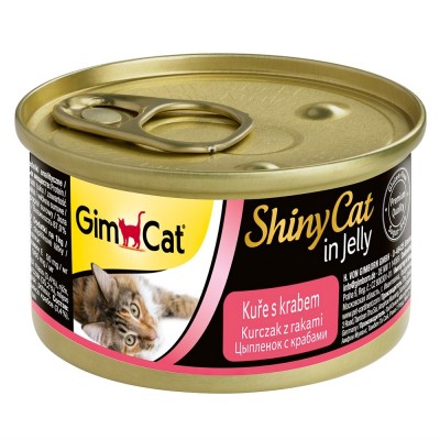 Консервы для кошек из курицы с крабом Gimcat Canned food 70 г