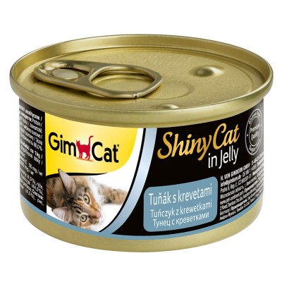 Консервы для кошек из тунца с креветками Gimcat Canned food 70 г