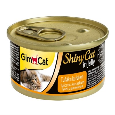 Консервы для кошек из тунца с цыпленком Gimcat Canned food 70 г