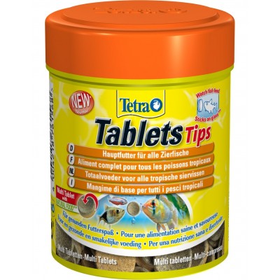 Корм в таблетках для приклеивания к стеклу Tetra TabletsTips 165 таб