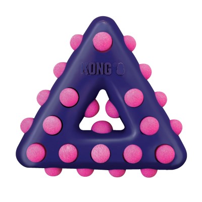 Игрушка для собак треугольник, большой Kong Dotz 17 см