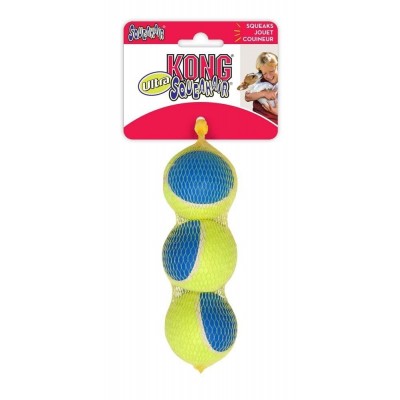 Игрушка для собак мячик, средний Kong Ultra Squeak 6 см