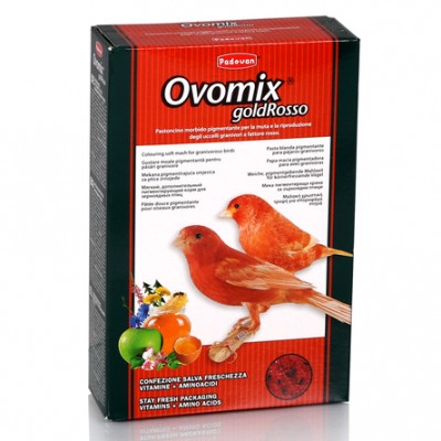 Корм комплексный яичный для птенцов с красным оперением Padovan Ovomix Gold Rosso 1 кг