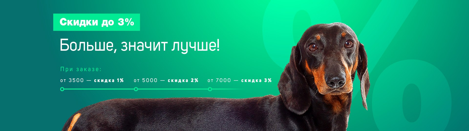 Дарим скидку до 3% от суммы заказа!